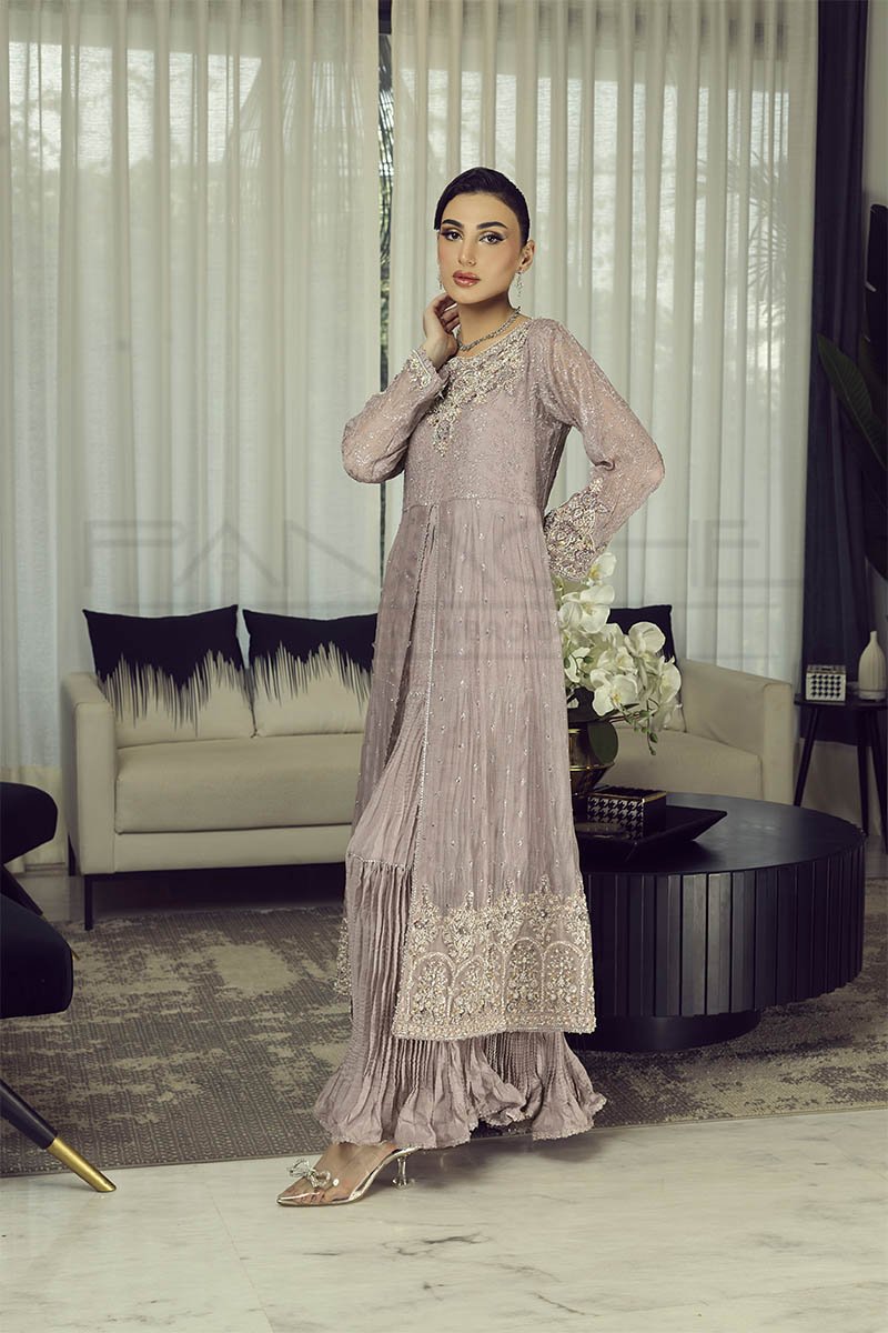 Panache | Pret | Lavender Radiance -  Panache By Mona dresses - Original Designer Dress - House of Maryam