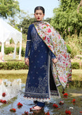 Hussain Rehar | SS Lawn 24 | Cyan by Designer Hussain Rehar - House of Maryam - Pakistani Designer Ethnic Wear in {{ shop.shopifyCountryName }}