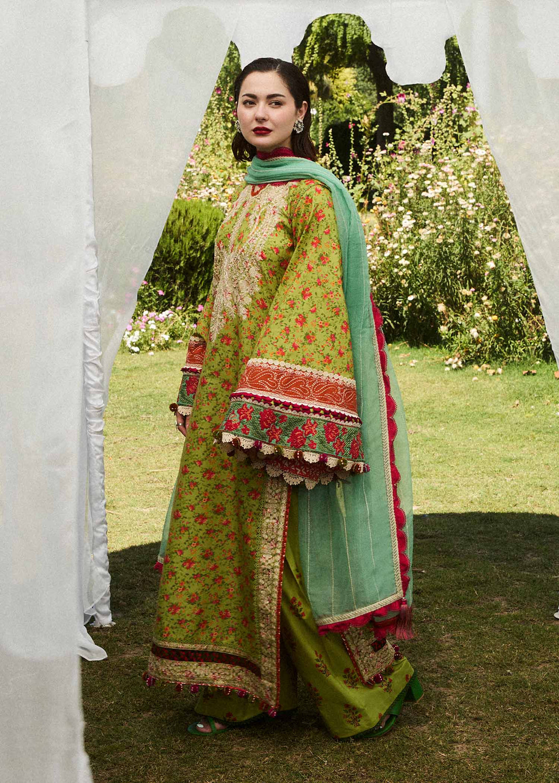 Hussain Rehar | SS Lawn 24 | Shein by Designer Hussain Rehar - House of Maryam - Pakistani Designer Ethnic Wear in {{ shop.shopifyCountryName }}