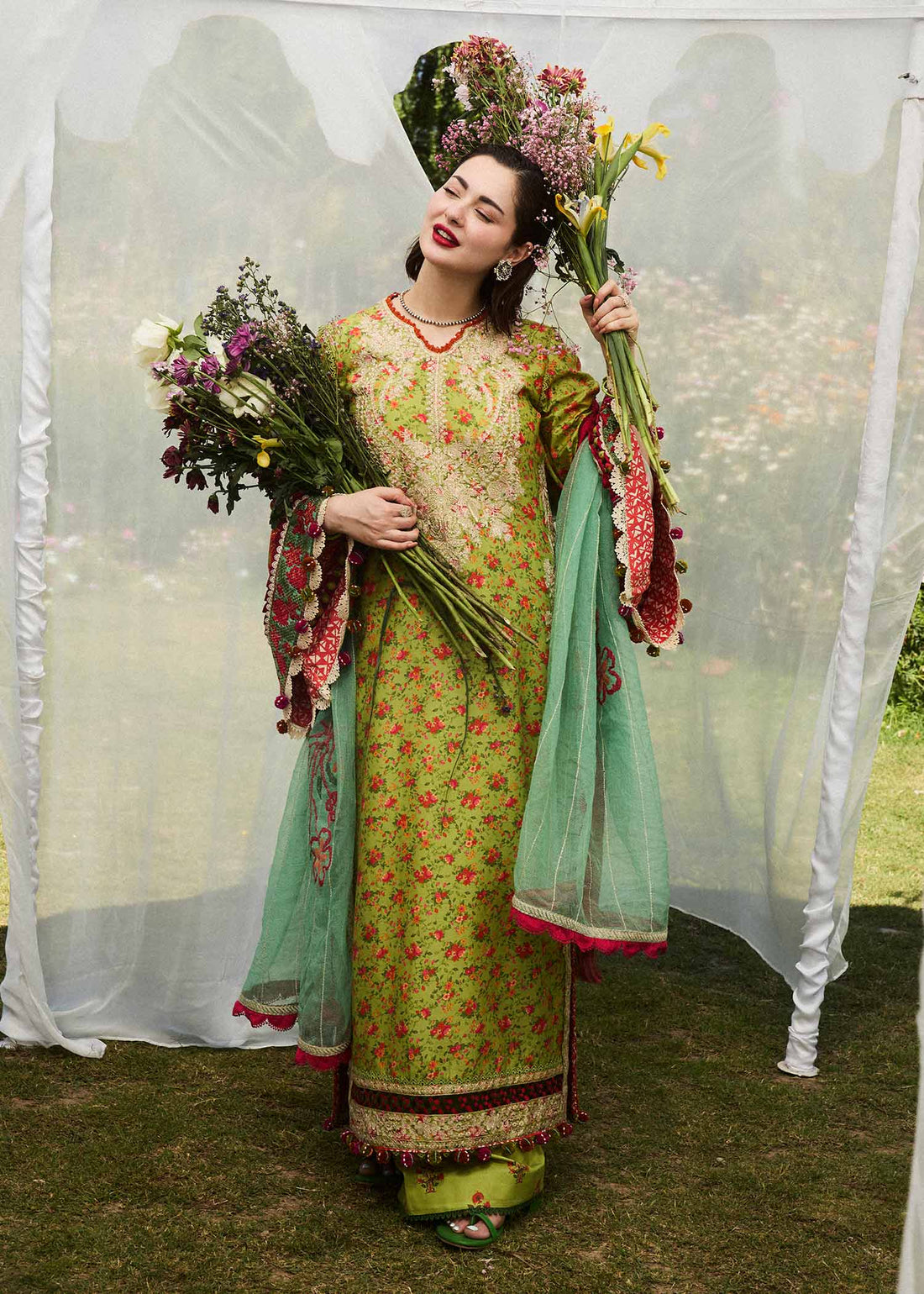 Hussain Rehar | SS Lawn 24 | Shein by Designer Hussain Rehar - House of Maryam - Pakistani Designer Ethnic Wear in {{ shop.shopifyCountryName }}