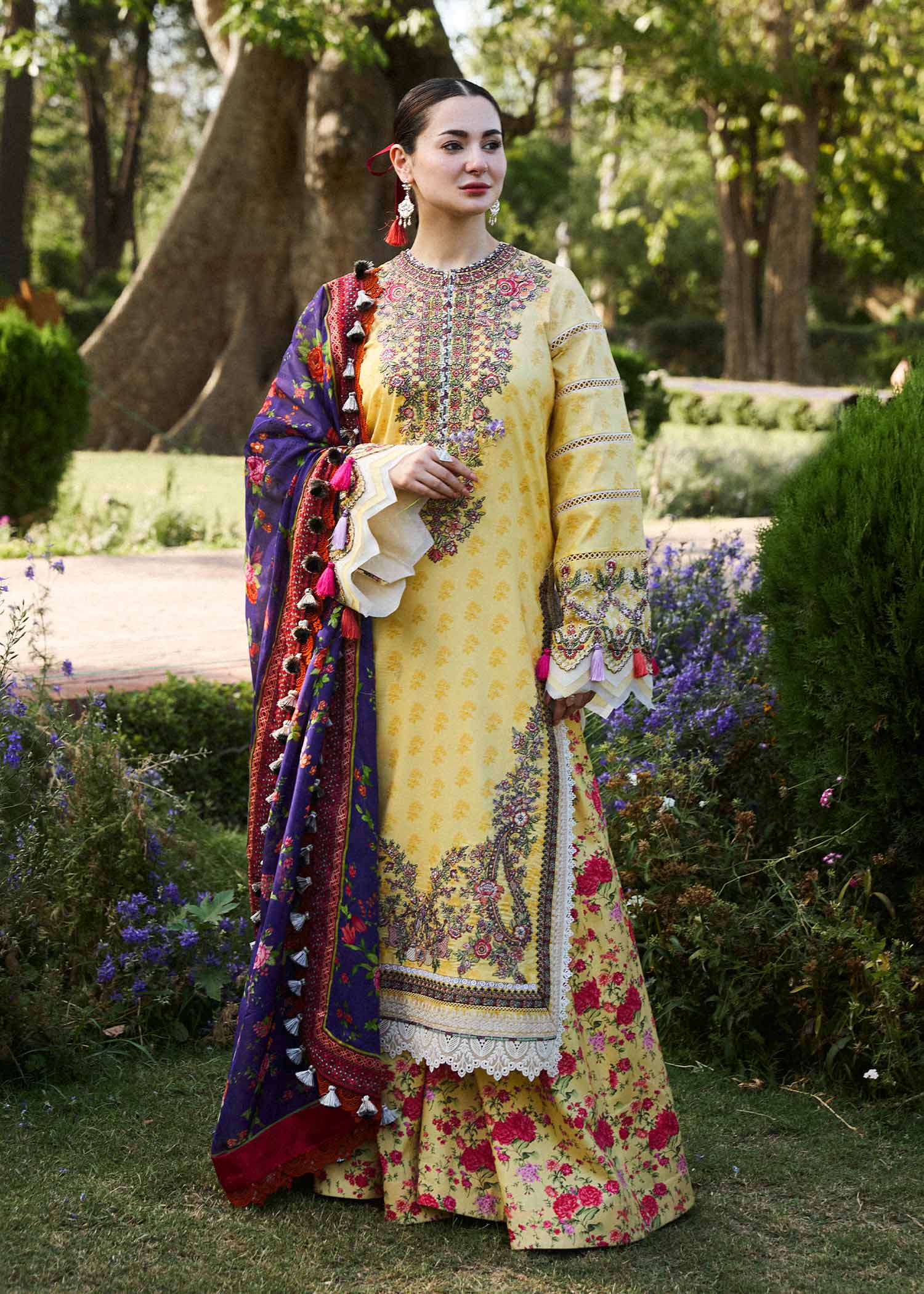 Hussain Rehar | SS Lawn 24 | Opal by Designer Hussain Rehar - House of Maryam - Pakistani Designer Ethnic Wear in {{ shop.shopifyCountryName }}