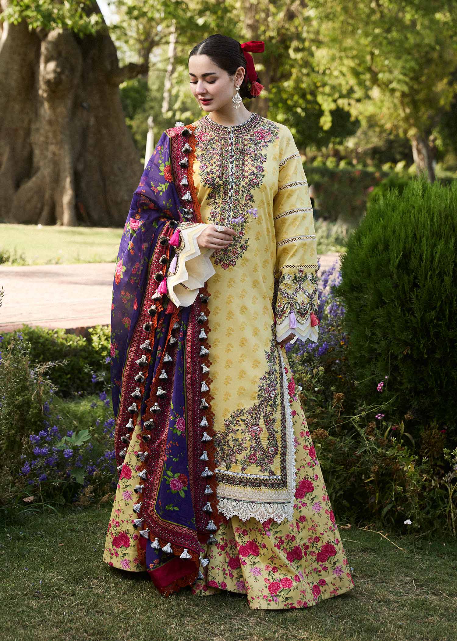 Hussain Rehar | SS Lawn 24 | Opal by Designer Hussain Rehar - House of Maryam - Pakistani Designer Ethnic Wear in {{ shop.shopifyCountryName }}