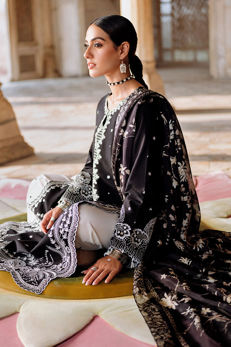 Cross Stitch | Eid Lawn Edit 25 | EBONY VOGUE -  Cross Stitch Ladies Clothes - Original Designer Dress - House of Maryam