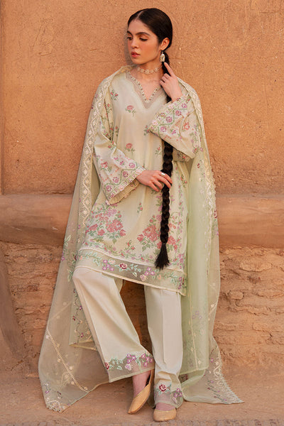 Cross Stitch | Eid Lawn Edit 25 | CITRINE AURA -  Cross Stitch Ladies Clothes - Original Designer Dress - House of Maryam