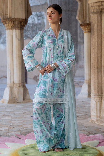 Cross Stitch | Eid Lawn Edit 25 | MINT GLAMOUR -  Cross Stitch Ladies Clothes - Original Designer Dress - House of Maryam