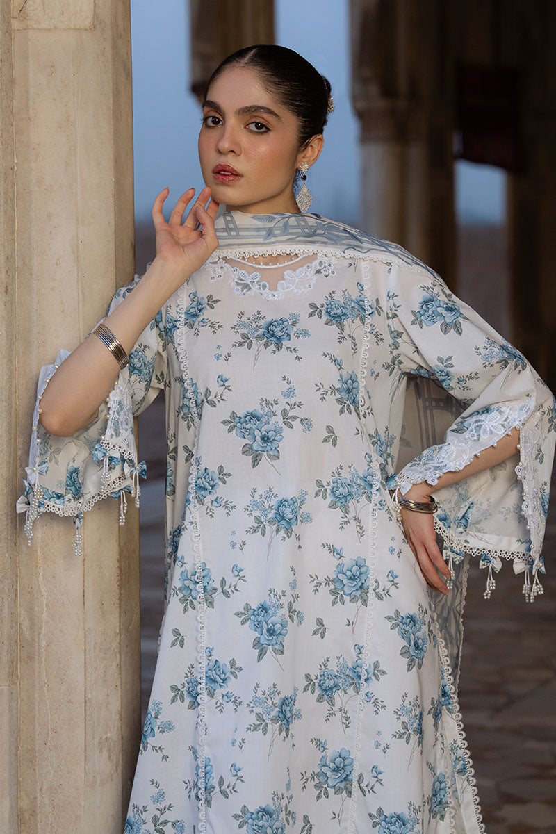 Cross Stitch | Eid Lawn Edit 25 | SUMMER MELODY -  Cross Stitch Ladies Clothes - Original Designer Dress - House of Maryam