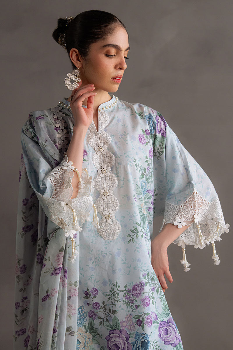 Cross Stitch | Eid Lawn Edit 25 | OCEAN BREEZE -  Cross Stitch Ladies Clothes - Original Designer Dress - House of Maryam