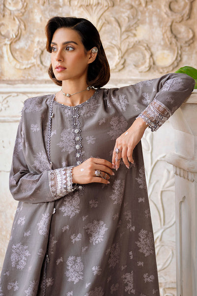 Cross Stitch | Eid Lawn Edit 25 | DESERT TAUPE -  Cross Stitch Ladies Clothes - Original Designer Dress - House of Maryam