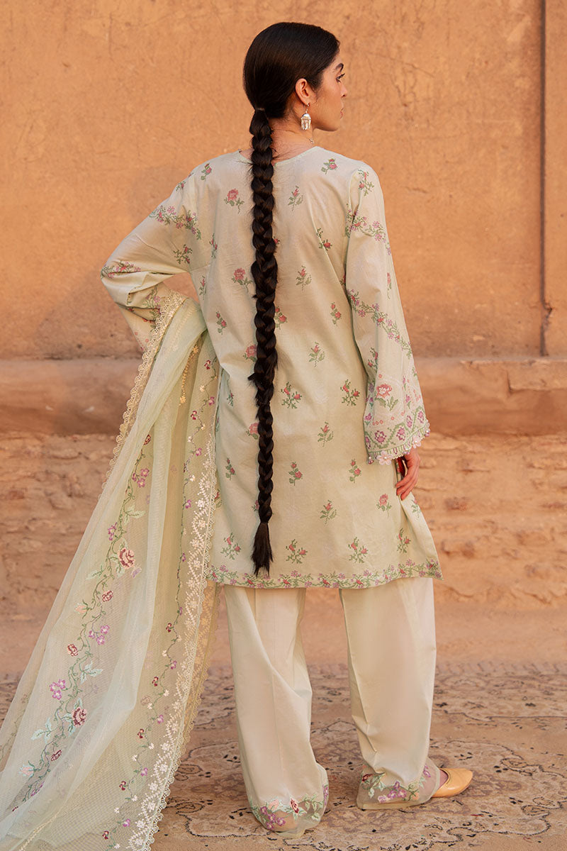 Cross Stitch | Eid Lawn Edit 25 | CITRINE AURA -  Cross Stitch Ladies Clothes - Original Designer Dress - House of Maryam