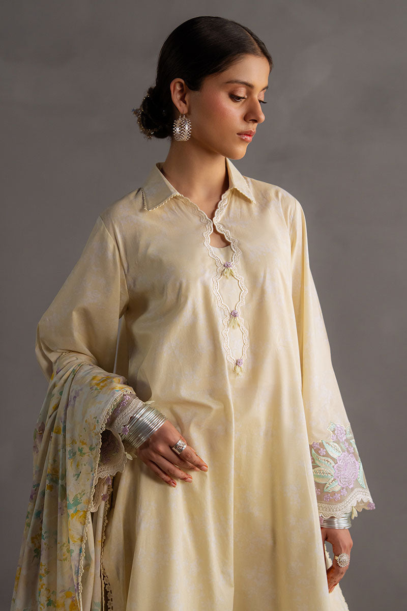 Cross Stitch | Eid Lawn Edit 25 | SUNSHINE GLOW -  Cross Stitch Ladies Clothes - Original Designer Dress - House of Maryam