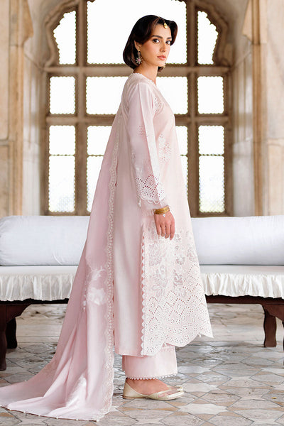 Cross Stitch | Eid Lawn Edit 25 | PEACH BLUSH -  Cross Stitch Ladies Clothes - Original Designer Dress - House of Maryam