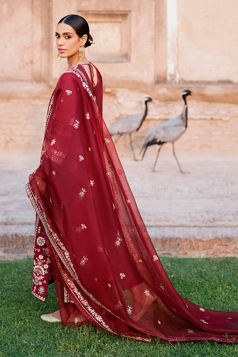 Cross Stitch | Eid Lawn Edit 25 | ROUGE ZEST -  Cross Stitch Ladies Clothes - Original Designer Dress - House of Maryam