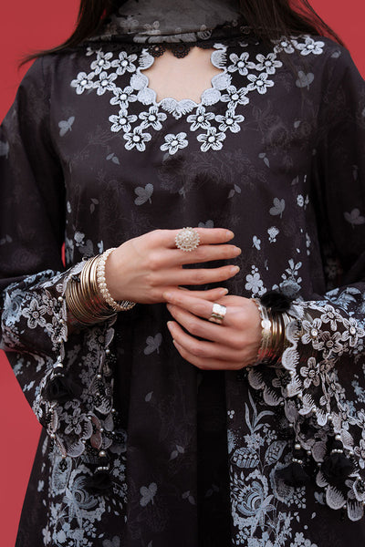 Cross Stitch | Eid Lawn Edit 25 | RAVEN WHISPER -  Cross Stitch Ladies Clothes - Original Designer Dress - House of Maryam
