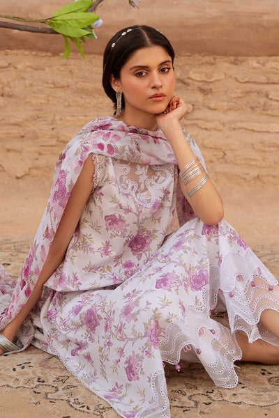 Cross Stitch | Eid Lawn Edit 25 | LILAC HINT -  Cross Stitch Ladies Clothes - Original Designer Dress - House of Maryam