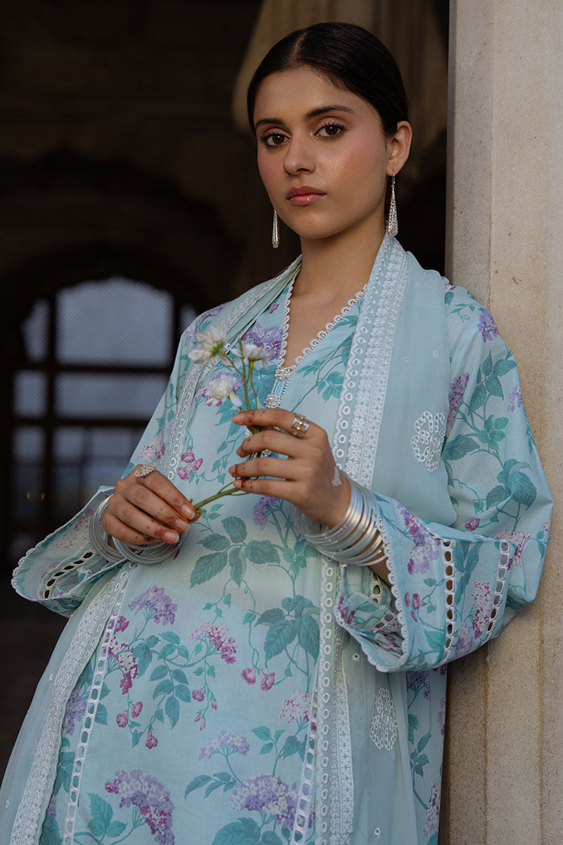 Cross Stitch | Eid Lawn Edit 25 | MINT GLAMOUR -  Cross Stitch Ladies Clothes - Original Designer Dress - House of Maryam