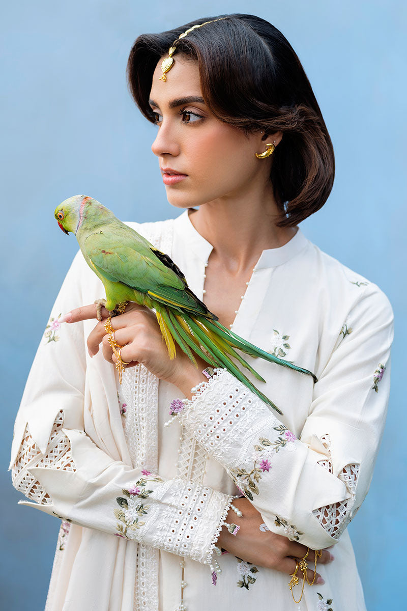 Cross Stitch | Eid Lawn Edit 25 | PETAL PARADISE -  Cross Stitch Ladies Clothes - Original Designer Dress - House of Maryam