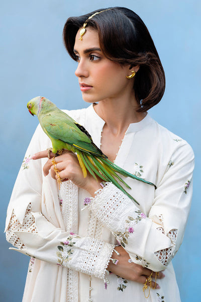 Cross Stitch | Eid Lawn Edit 25 | PETAL PARADISE -  Cross Stitch Ladies Clothes - Original Designer Dress - House of Maryam