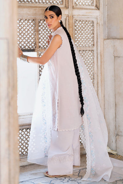 Cross Stitch | Eid Lawn Edit 25 | HUSHED MAUVE -  Cross Stitch Ladies Clothes - Original Designer Dress - House of Maryam