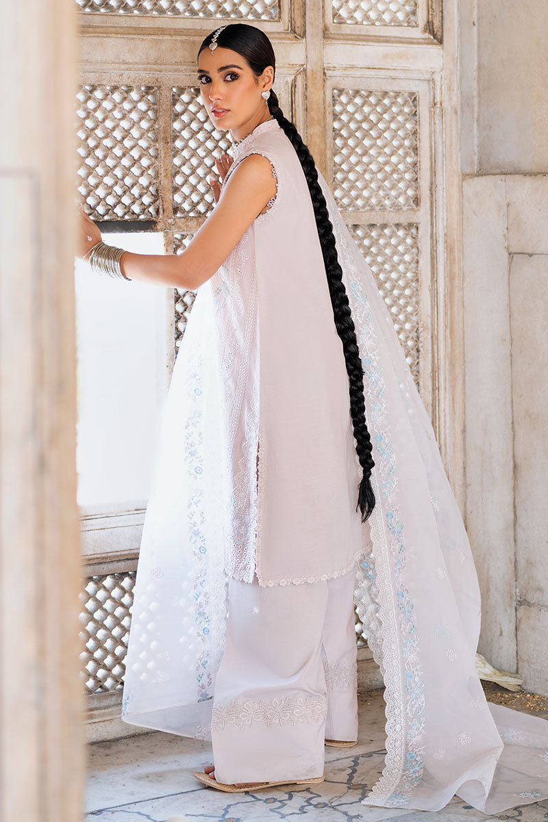 Cross Stitch | Eid Lawn Edit 25 | HUSHED MAUVE -  Cross Stitch Ladies Clothes - Original Designer Dress - House of Maryam