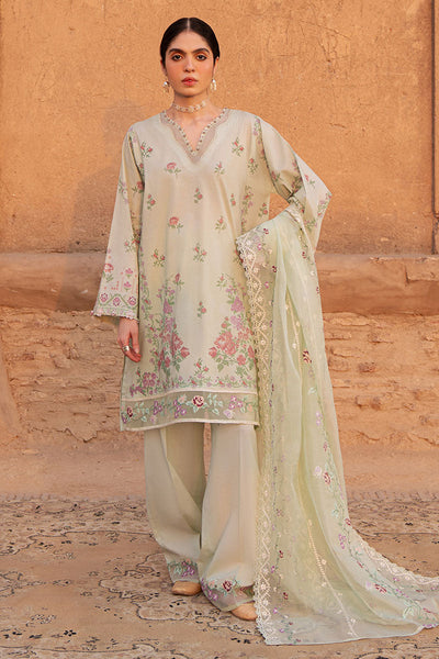 Cross Stitch | Eid Lawn Edit 25 | CITRINE AURA -  Cross Stitch Ladies Clothes - Original Designer Dress - House of Maryam