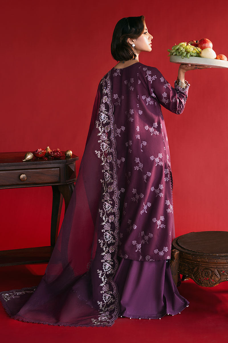 Cross Stitch | Eid Lawn Edit 25 | DEEP FLARE -  Cross Stitch Ladies Clothes - Original Designer Dress - House of Maryam