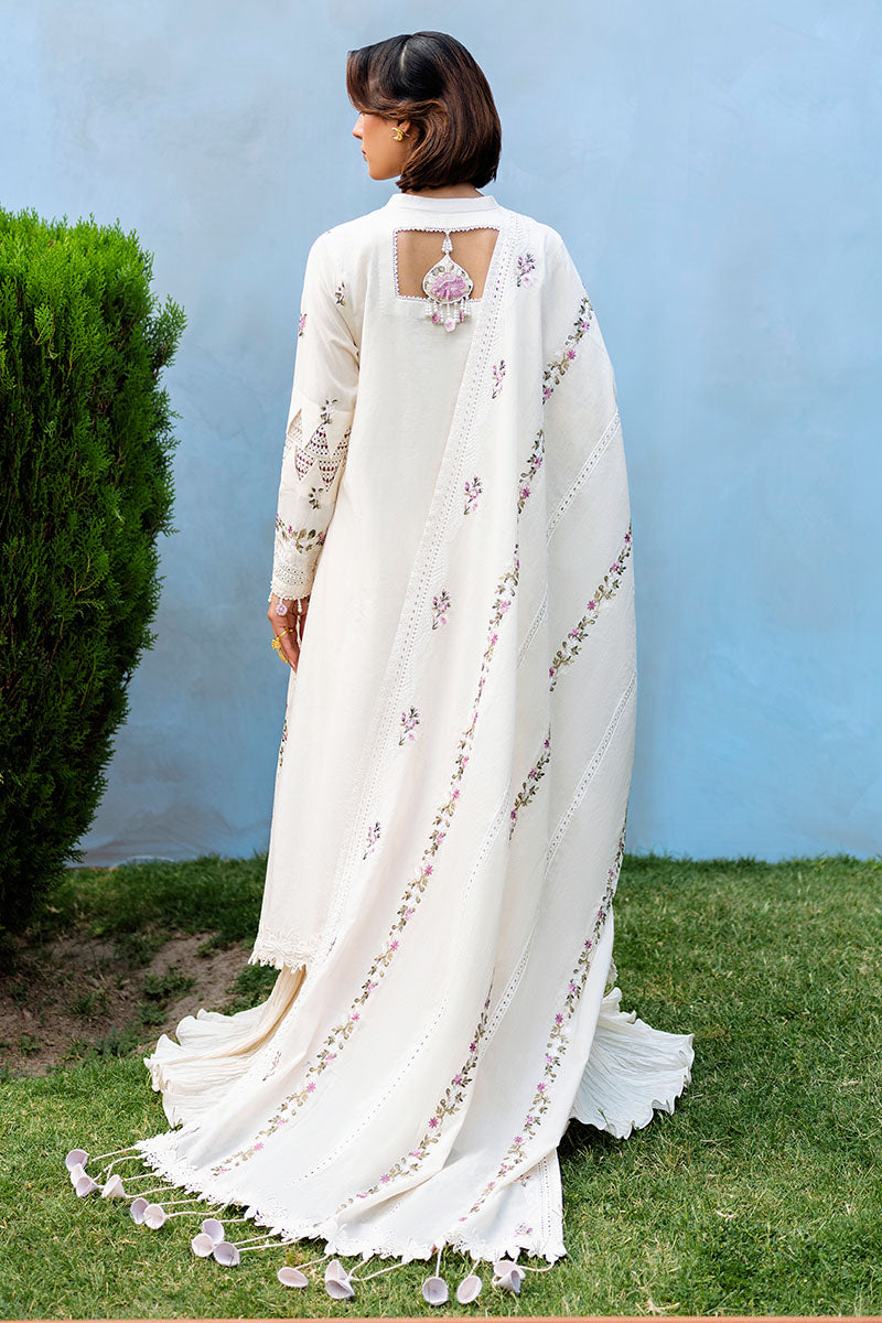 Cross Stitch | Eid Lawn Edit 25 | PETAL PARADISE -  Cross Stitch Ladies Clothes - Original Designer Dress - House of Maryam