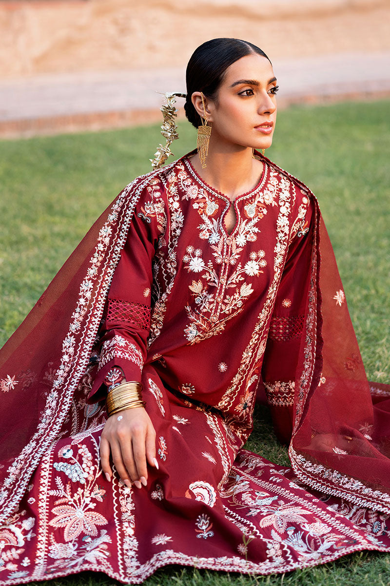 Cross Stitch | Eid Lawn Edit 25 | ROUGE ZEST -  Cross Stitch Ladies Clothes - Original Designer Dress - House of Maryam