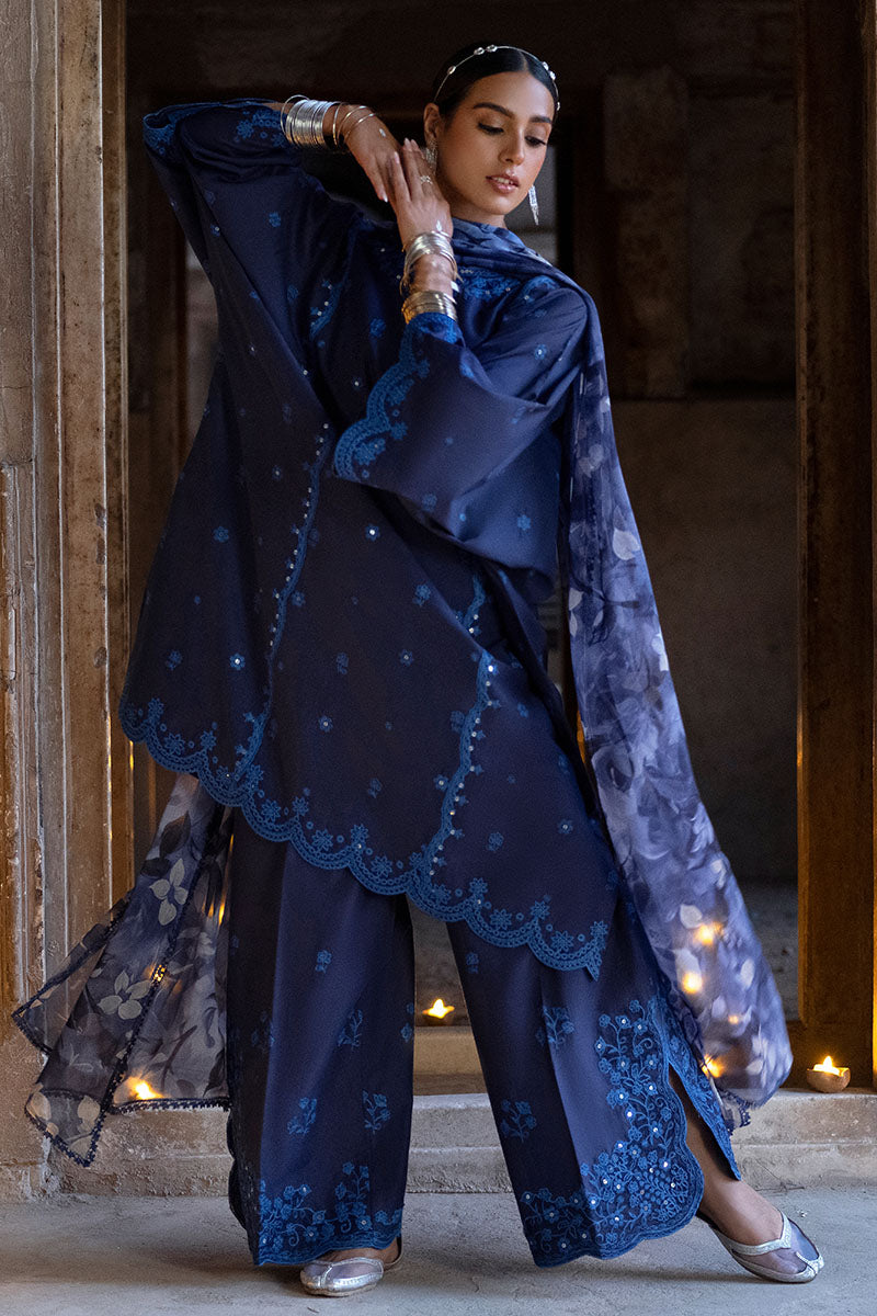 Cross Stitch | Eid Lawn Edit 25 | STAR GAZE -  Cross Stitch Ladies Clothes - Original Designer Dress - House of Maryam