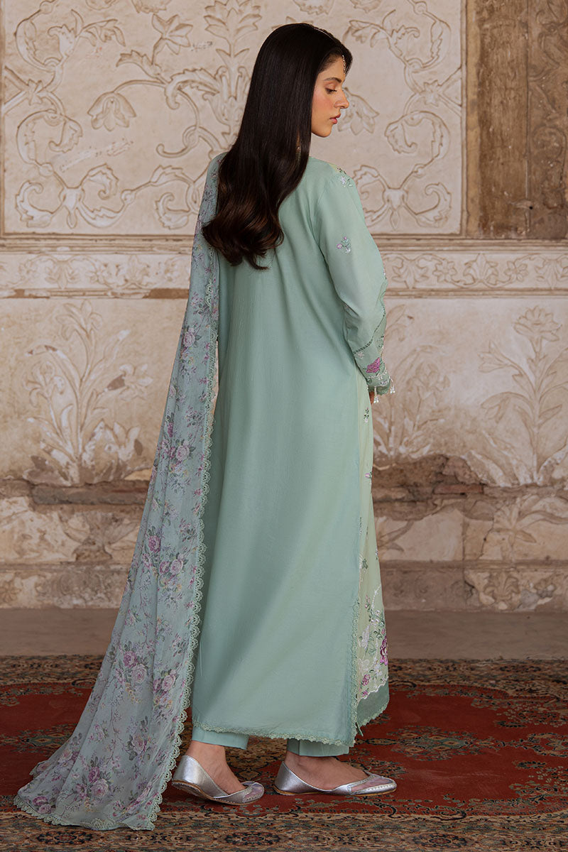 Cross Stitch | Eid Lawn Edit 25 | SAGE GRACE -  Cross Stitch Ladies Clothes - Original Designer Dress - House of Maryam