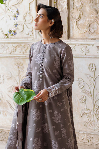 Cross Stitch | Eid Lawn Edit 25 | DESERT TAUPE -  Cross Stitch Ladies Clothes - Original Designer Dress - House of Maryam