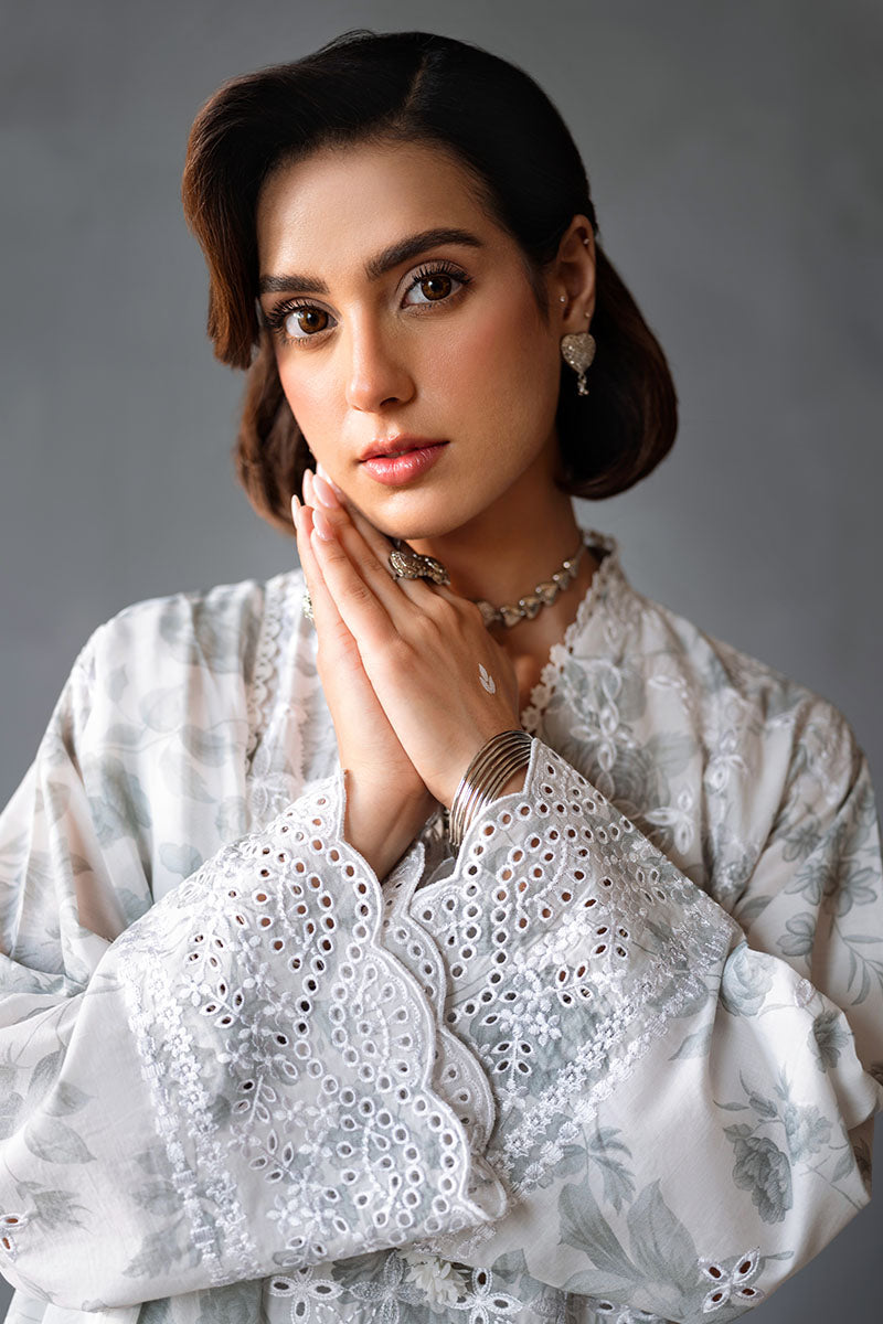 Cross Stitch | Eid Lawn Edit 25 | MESH BLOOM -  Cross Stitch Ladies Clothes - Original Designer Dress - House of Maryam