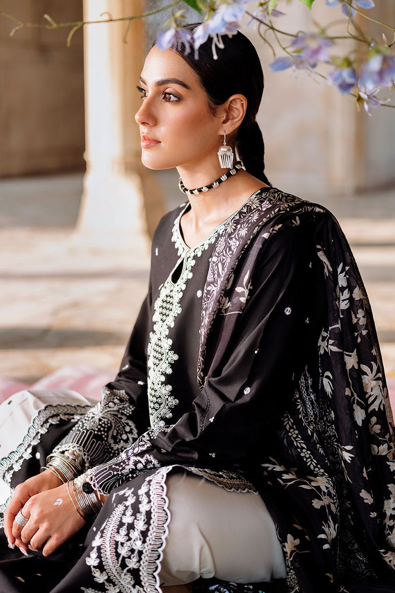 Cross Stitch | Eid Lawn Edit 25 | EBONY VOGUE -  Cross Stitch Ladies Clothes - Original Designer Dress - House of Maryam