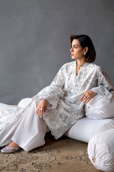 Cross Stitch | Eid Lawn Edit 25 | MESH BLOOM -  Cross Stitch Ladies Clothes - Original Designer Dress - House of Maryam