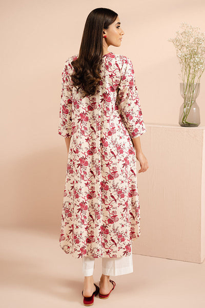 Cross Stitch | Basic Pret | Vanilla Ornate Printed Linen Shirt