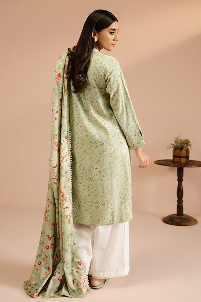 Cross Stitch | Basic Pret | Mint Frost-2 PC (Shirt & Dupatta)