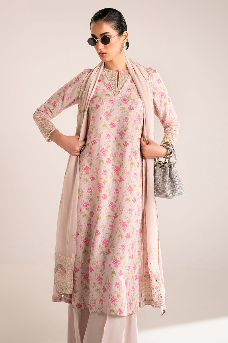 Cross Stitch | Luxury Pret | Hushed Voilet-2PC (Shirt & Dupatta)-3
