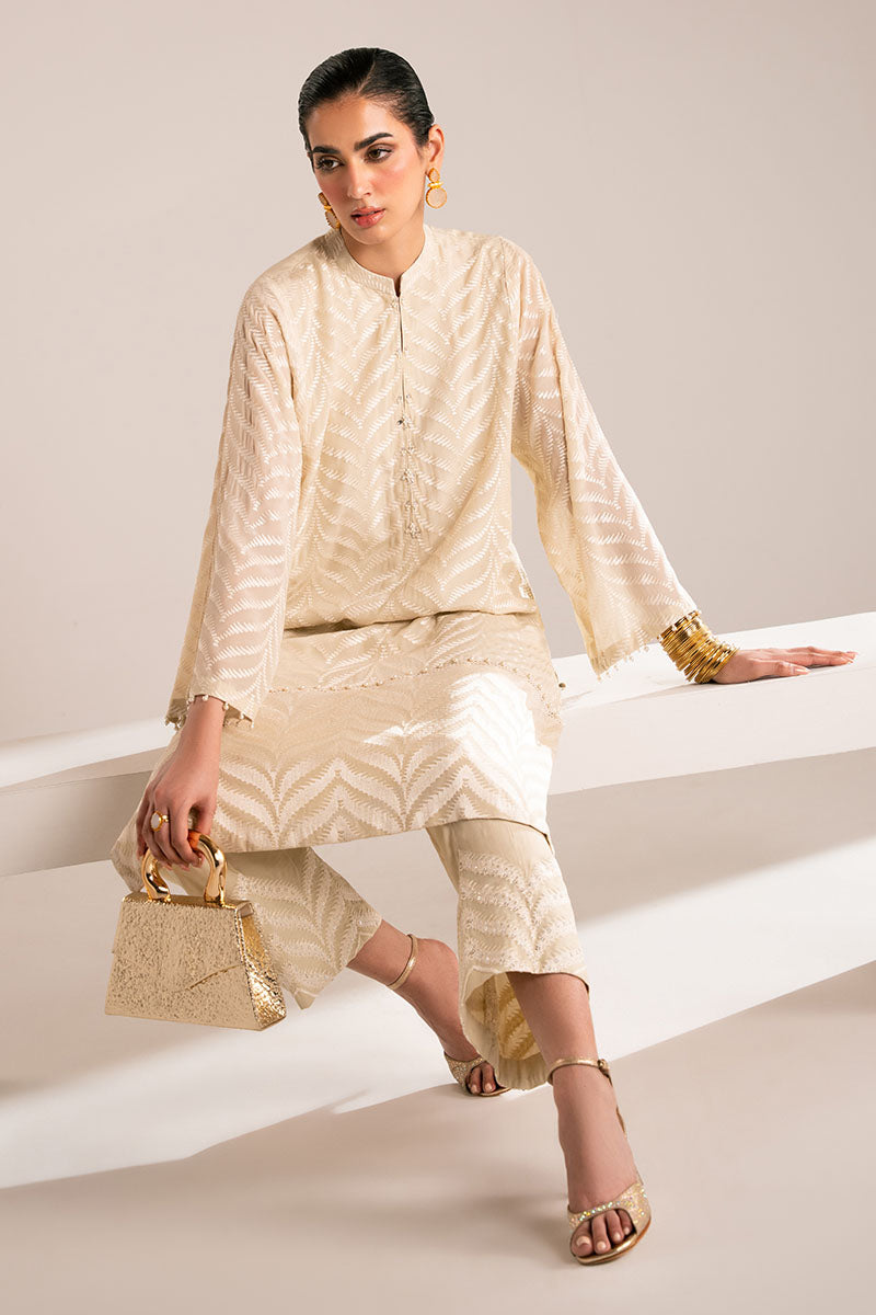 Cross Stitch | Luxury Pret | Chevron Bliss-2PC (Shirt & Trouser)