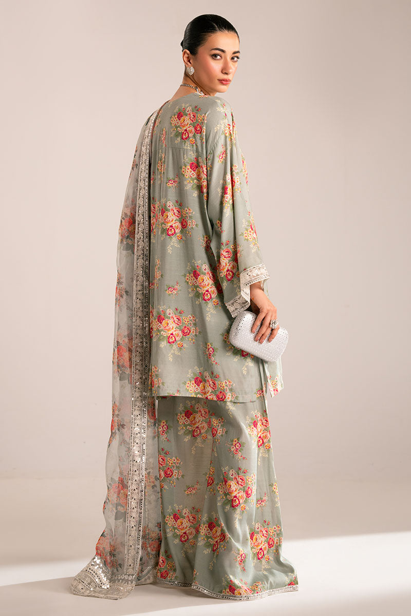 Cross Stitch | Luxury Pret | Grey Mist-3PC (Shirt, Trouser & Dupatta), image 5