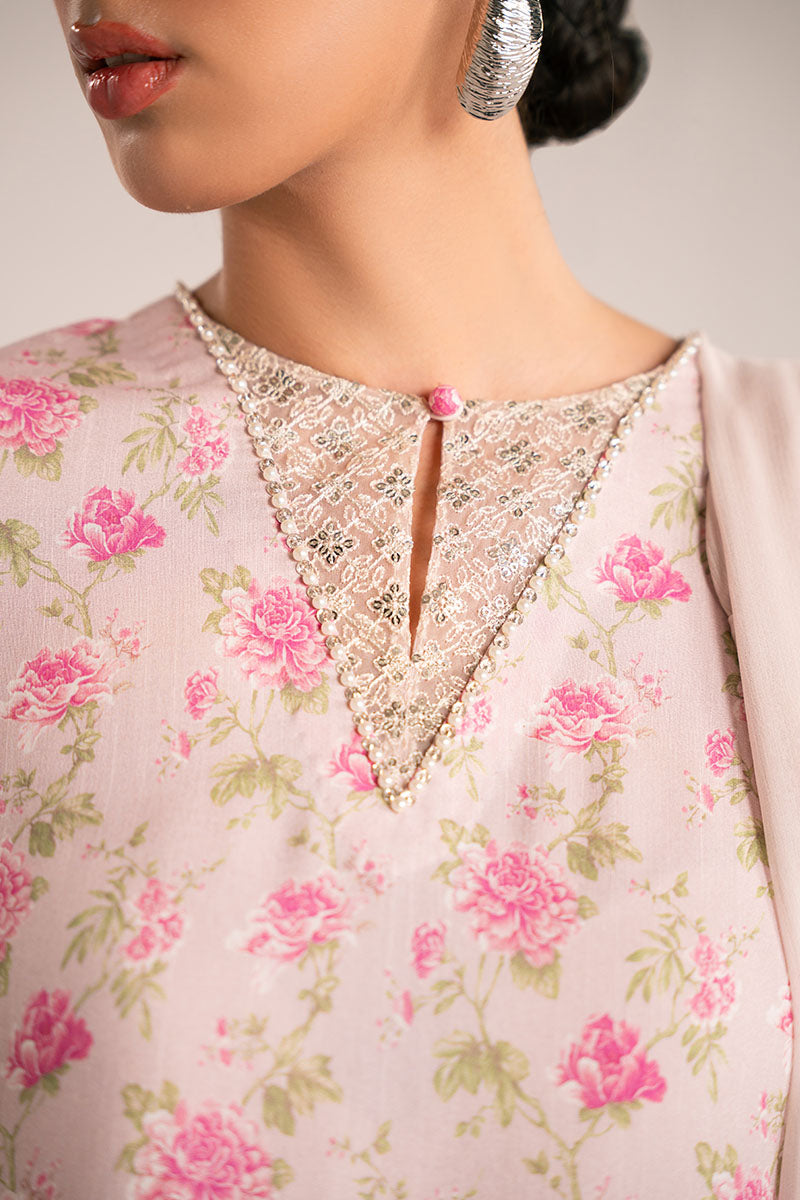 Cross Stitch | Luxury Pret | Hushed Voilet-2PC (Shirt & Dupatta), image 2