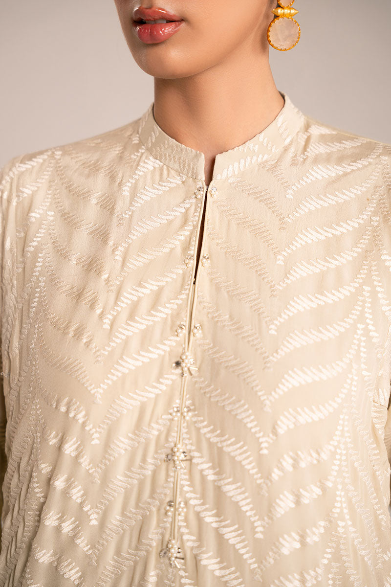 Cross Stitch | Luxury Pret | Chevron Bliss-2PC (Shirt & Trouser), image 3
