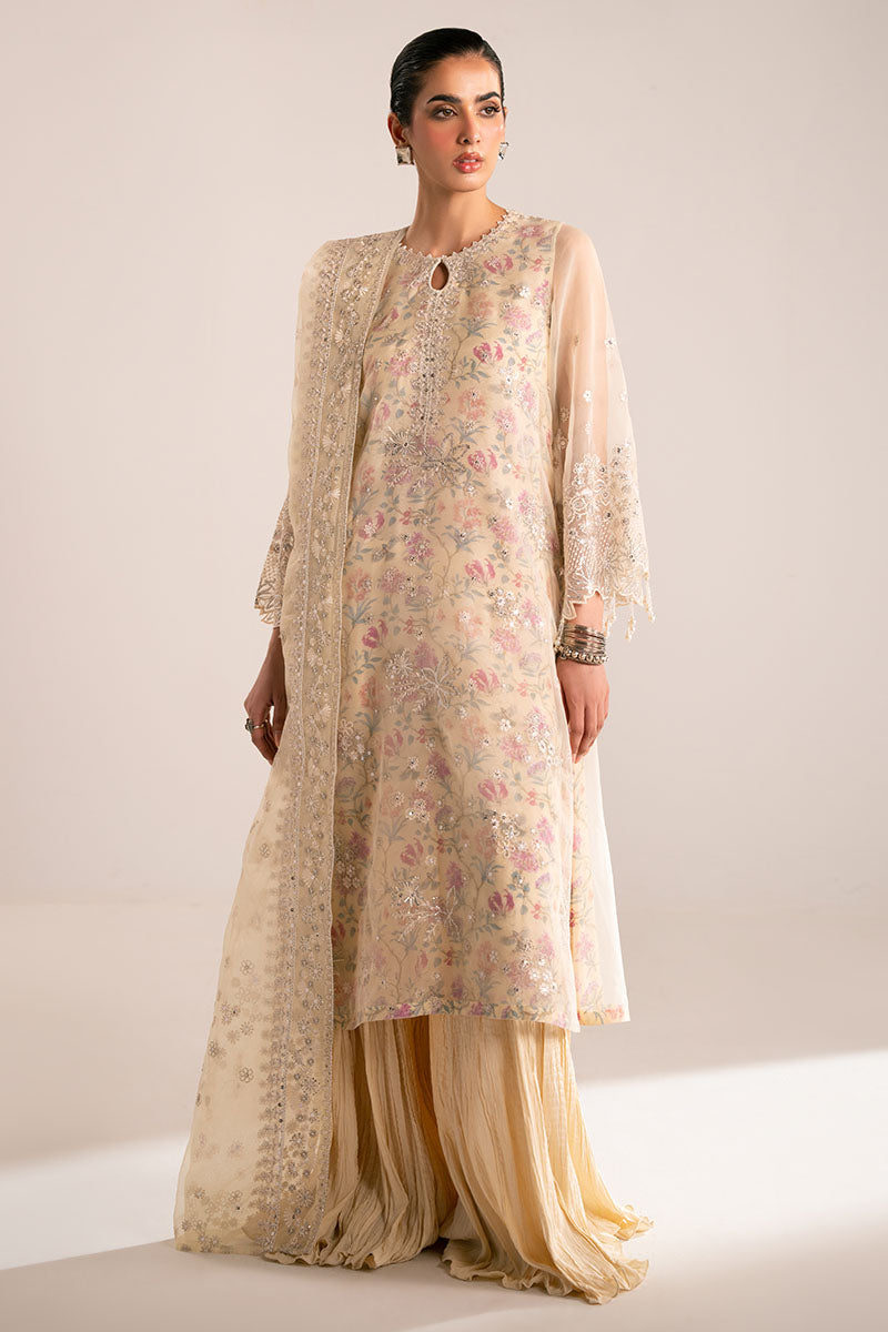 Cross Stitch | Luxury Pret | Majestic Glow-3PC (Shirt, Trouser & Dupatta)