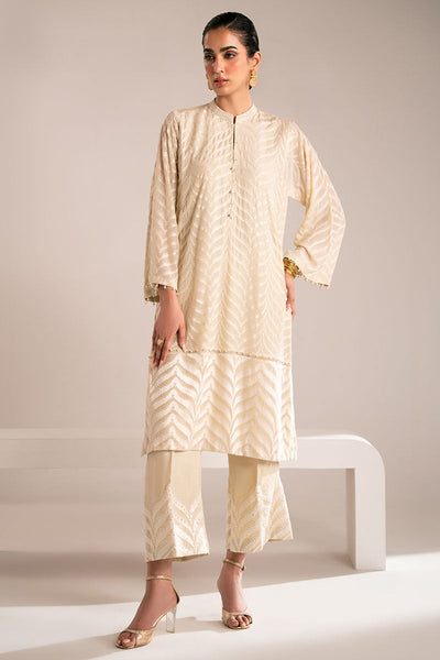 Cross Stitch | Luxury Pret | Chevron Bliss-2PC (Shirt & Trouser)