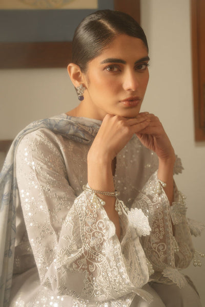 Cross Stitch | Luxe Atelier 25 | GRAY DAWN -  Cross Stitch Ladies Clothes - Original Designer Dress - House of Maryam