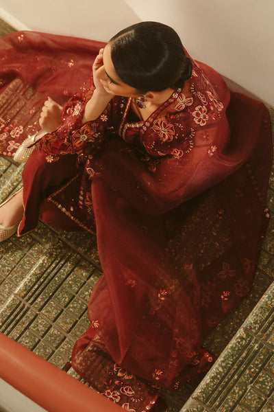 Cross Stitch | Luxe Atelier 25 | MERLOT MUSE -  Cross Stitch Ladies Clothes - Original Designer Dress - House of Maryam