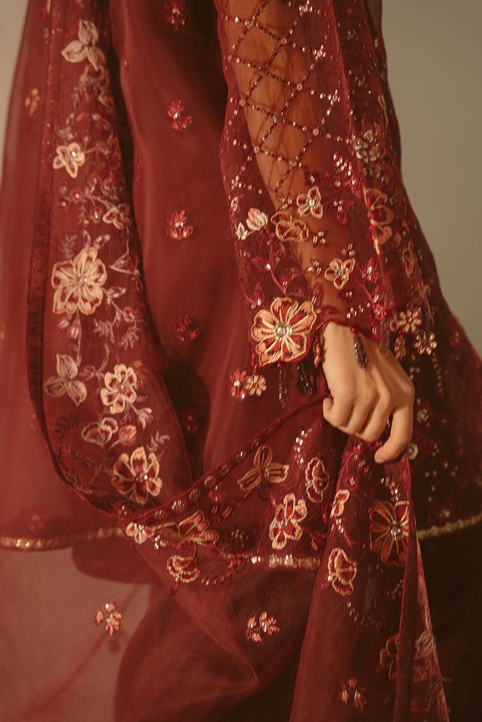 Cross Stitch | Luxe Atelier 25 | MERLOT MUSE -  Cross Stitch Ladies Clothes - Original Designer Dress - House of Maryam
