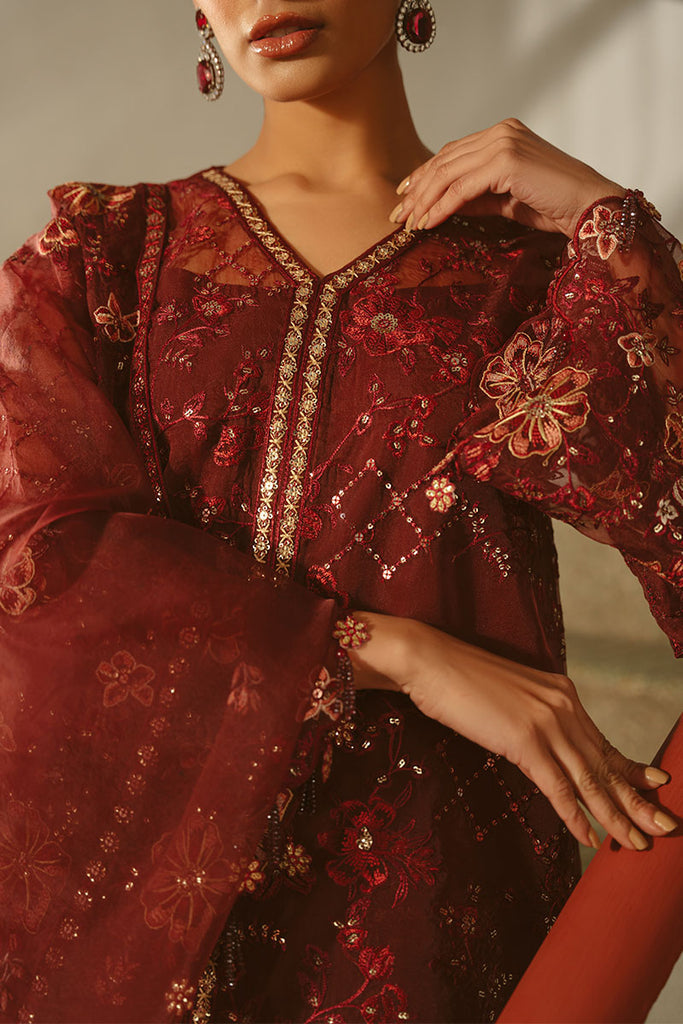 Cross Stitch | Luxe Atelier 25 | MERLOT MUSE -  Cross Stitch Ladies Clothes - Original Designer Dress - House of Maryam