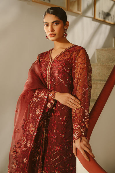 Cross Stitch | Luxe Atelier 25 | MERLOT MUSE -  Cross Stitch Ladies Clothes - Original Designer Dress - House of Maryam
