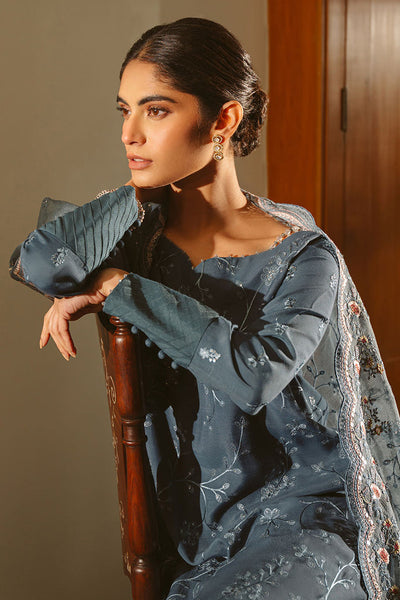 Cross Stitch | Luxe Atelier 25 | MAJESTIC TEAL -  CROS Ladies Clothes - Original Designer Dress - House of Maryam