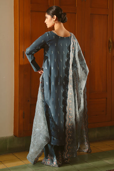 Cross Stitch | Luxe Atelier 25 | MAJESTIC TEAL -  CROS Ladies Clothes - Original Designer Dress - House of Maryam