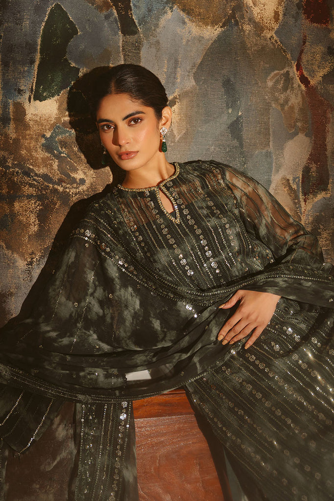 Cross Stitch | Luxe Atelier 25 | FOREST ENVY -  Cross Stitch Ladies Clothes - Original Designer Dress - House of Maryam